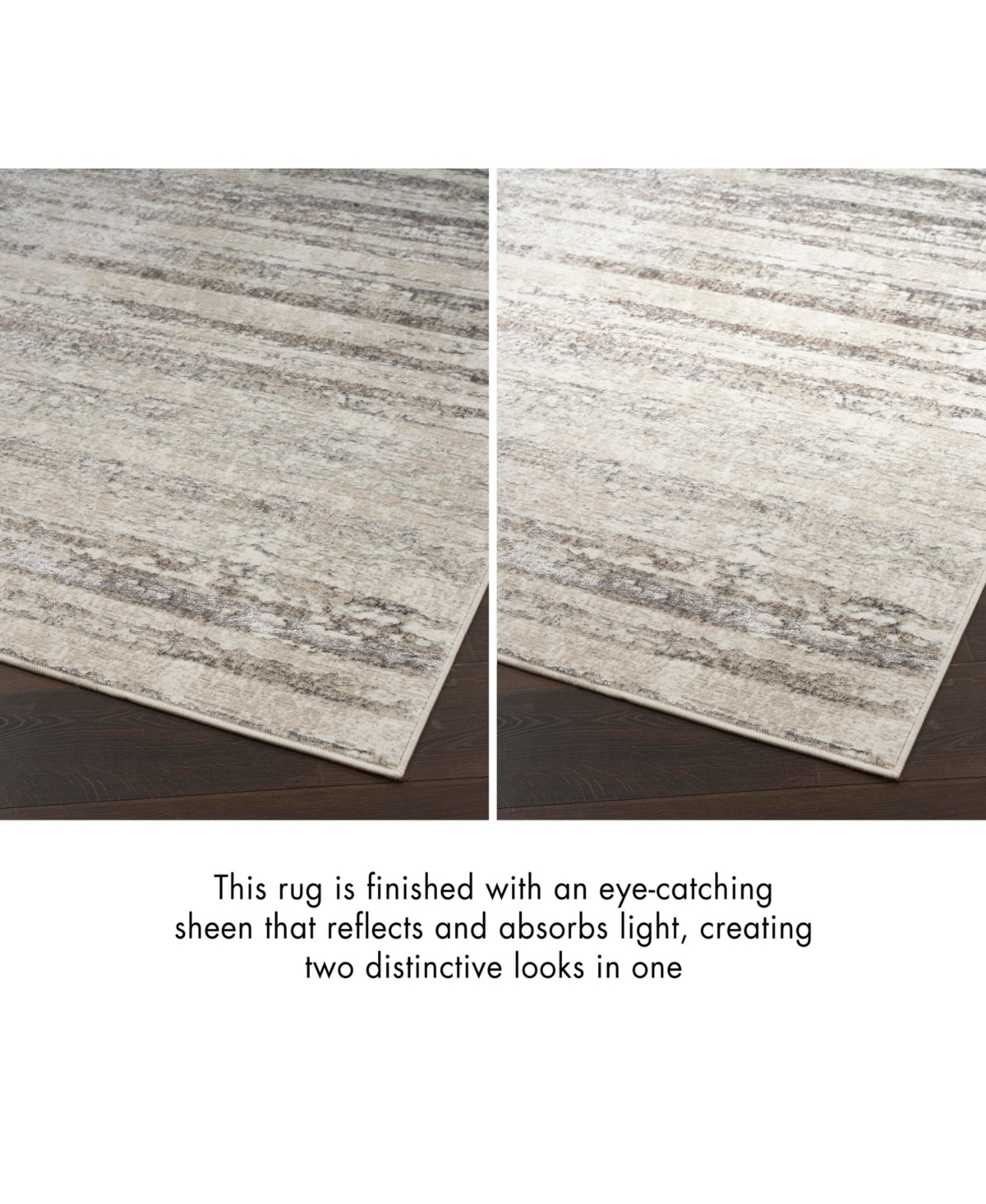 NOURISON HOME GLITZ GLZ10 5'3"X7'3" AREA RUG 