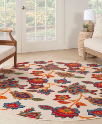 Aloha ALH31 7'10"x7'10" Round Area Rug