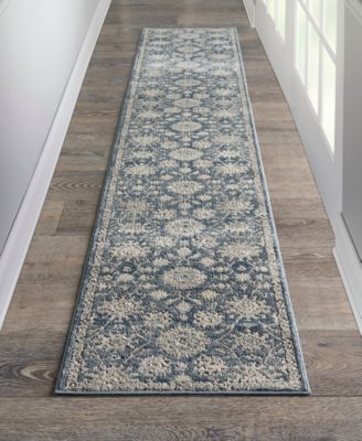 Quarry QUA06 2'2"x10' Runner Area Rug