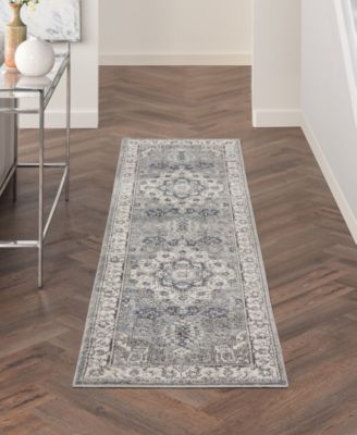 Quarry QUA07 2'2"x7'6" Runner Area Rug