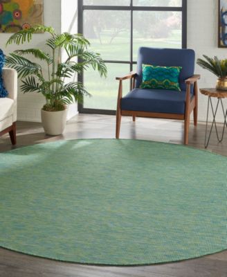 Positano POS01 8'x8' Round Area Rug