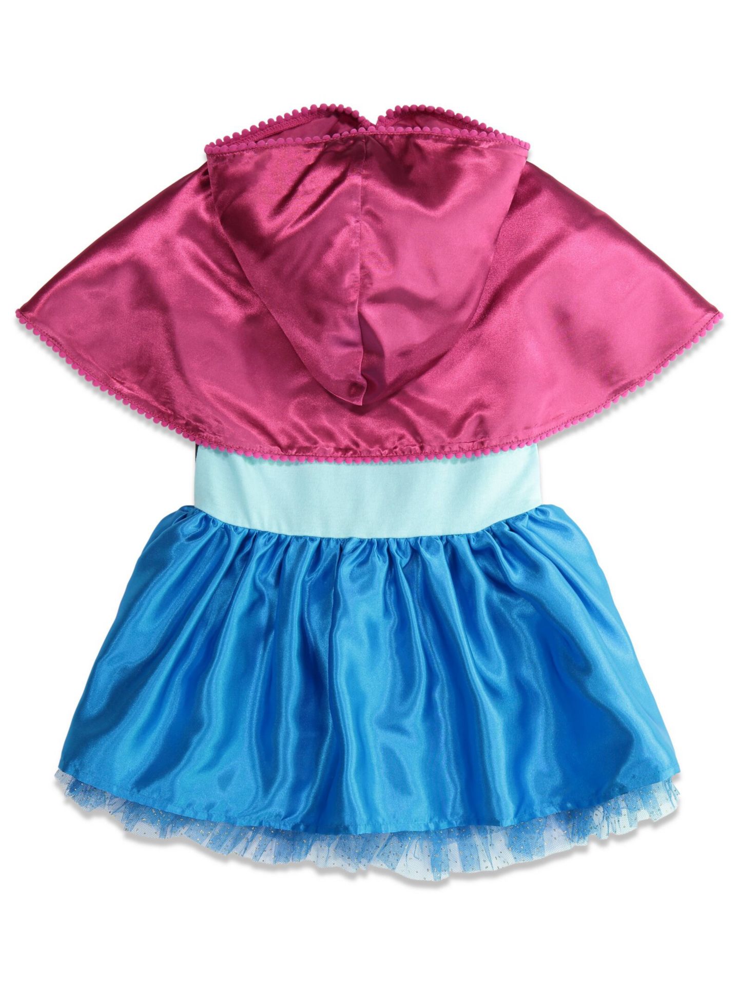 Платье Frozen Princess Anna Cosplay Hooded Dress для девочек-малышей, цвет: Синий пурпурный — фото 5