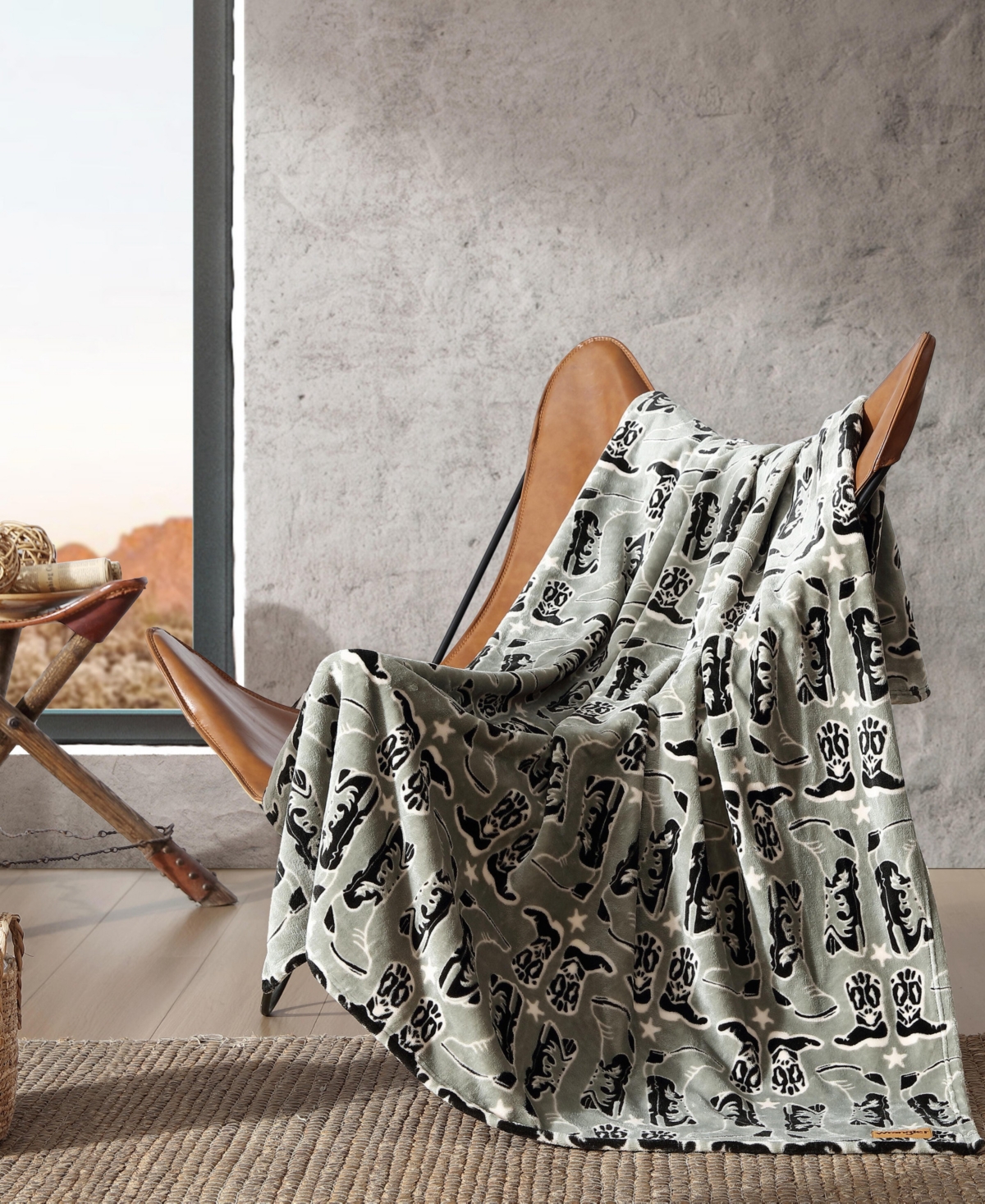 Wrangler Ultra Soft Plush Fleece Throw