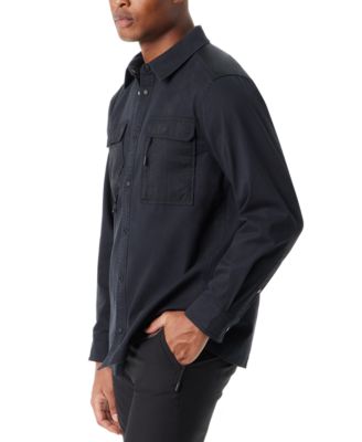 Men's Relaxed Fit Camo Worker Shirt Jacket