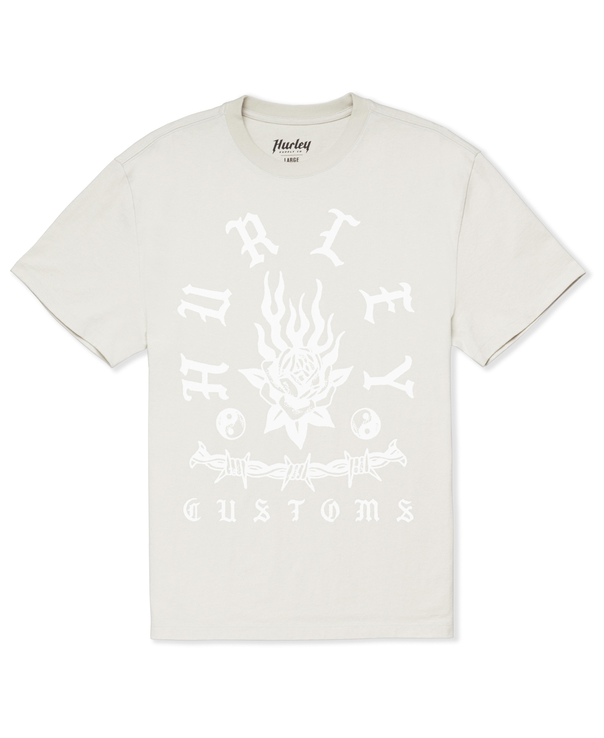 Men's Built Long Sleeve T-Shirt - Bone 3