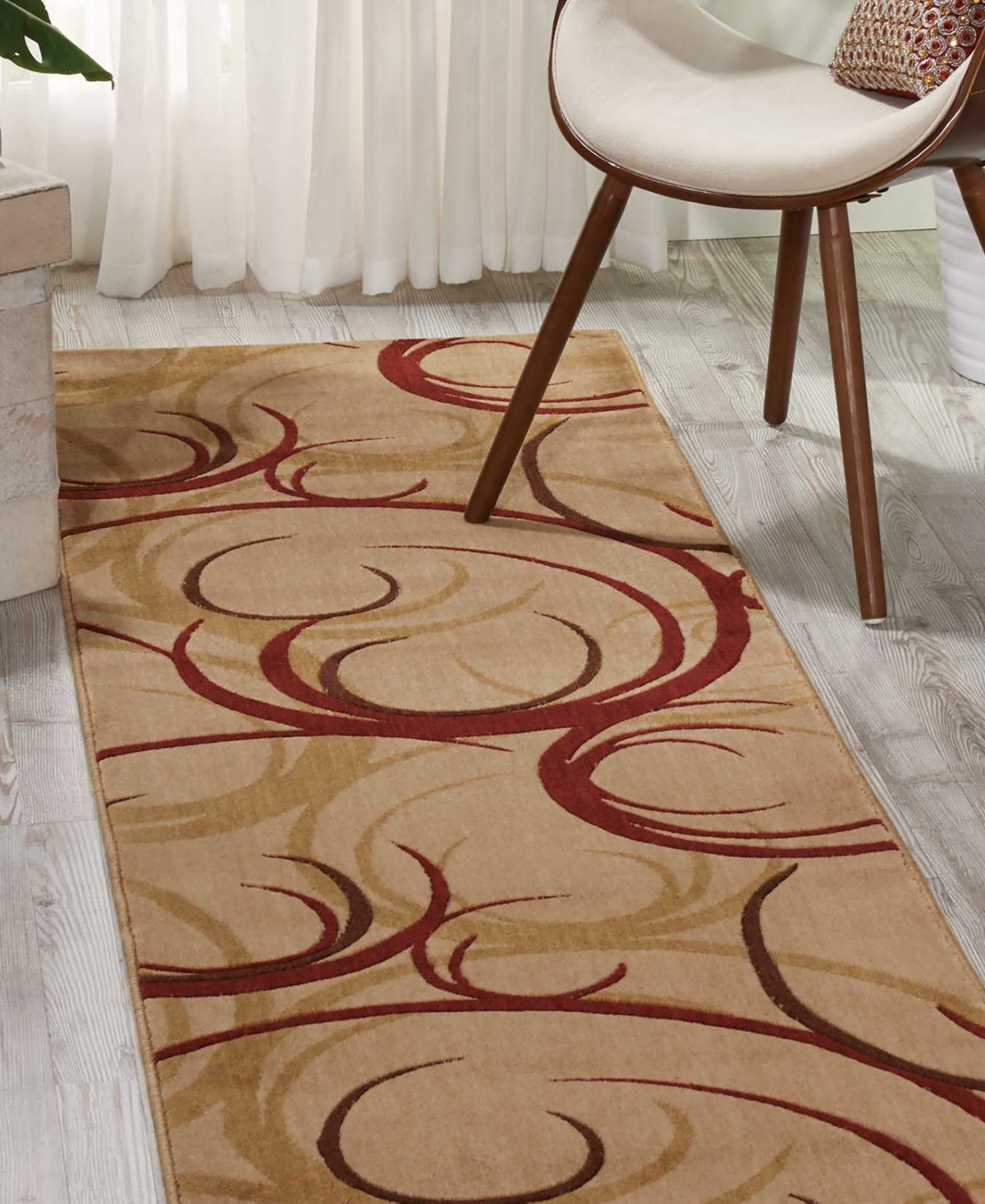 Nourison Home Somerset St82 2'3"x8' Runner Area Rug In Beige