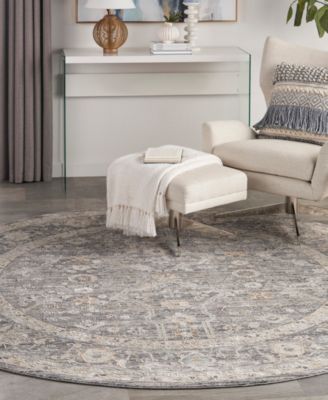 Lynx LNX03 7'10"x7'10" Round Area Rug