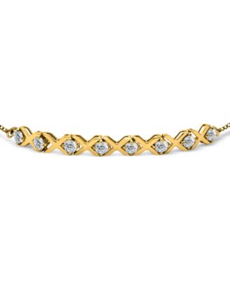 Cubic Zirconia XO Bolo Bracelet, Created for Macy's