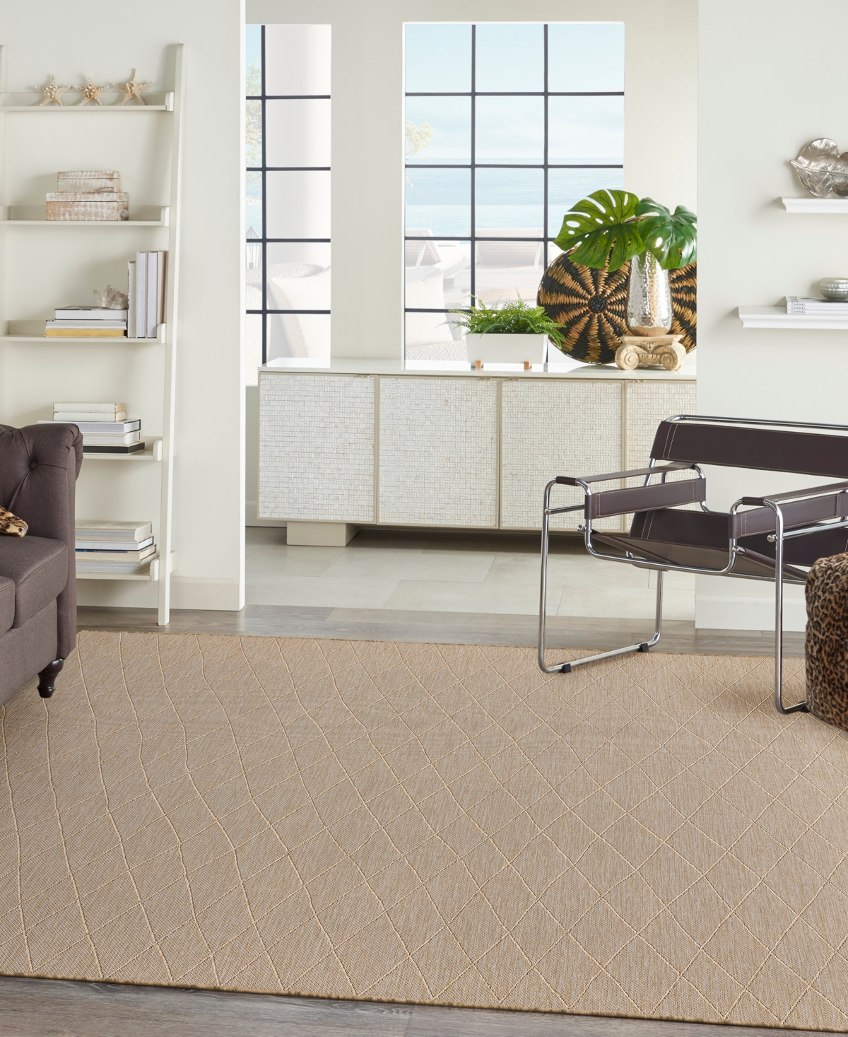 Nourison Home Washable Solutions Wsl01 8'x10' Area Rug In Taupe