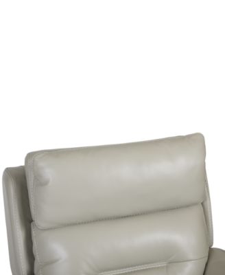 Ossorio Leather Power Swivel Glide Recliner, Created for Macy's