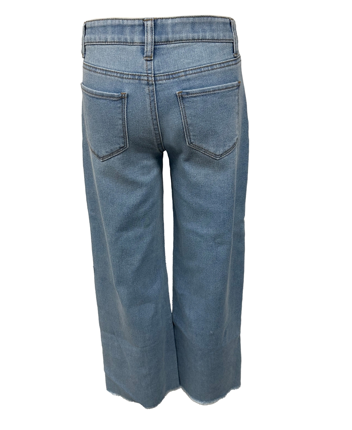 Shop Imperial Star Girls Heart Bling Wide Leg Jean In Light Wash