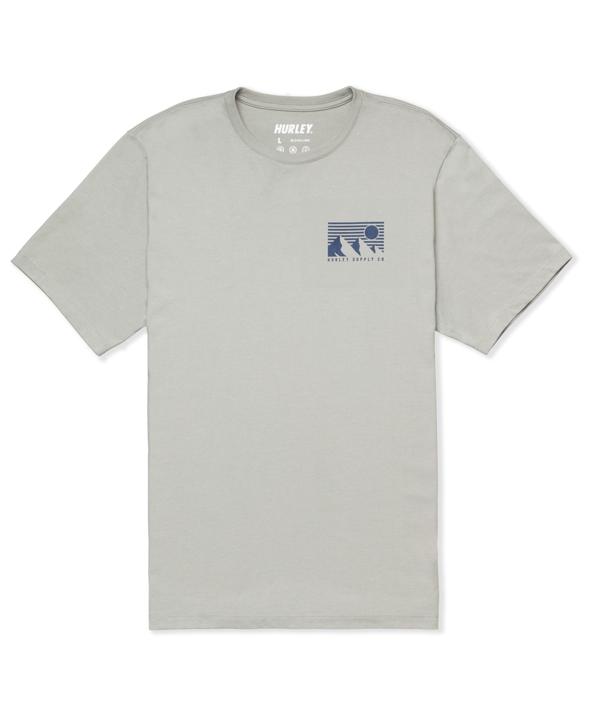 Hurley Men's Everyday Explore 3 Peaks Short Sleeve T-Shirt
