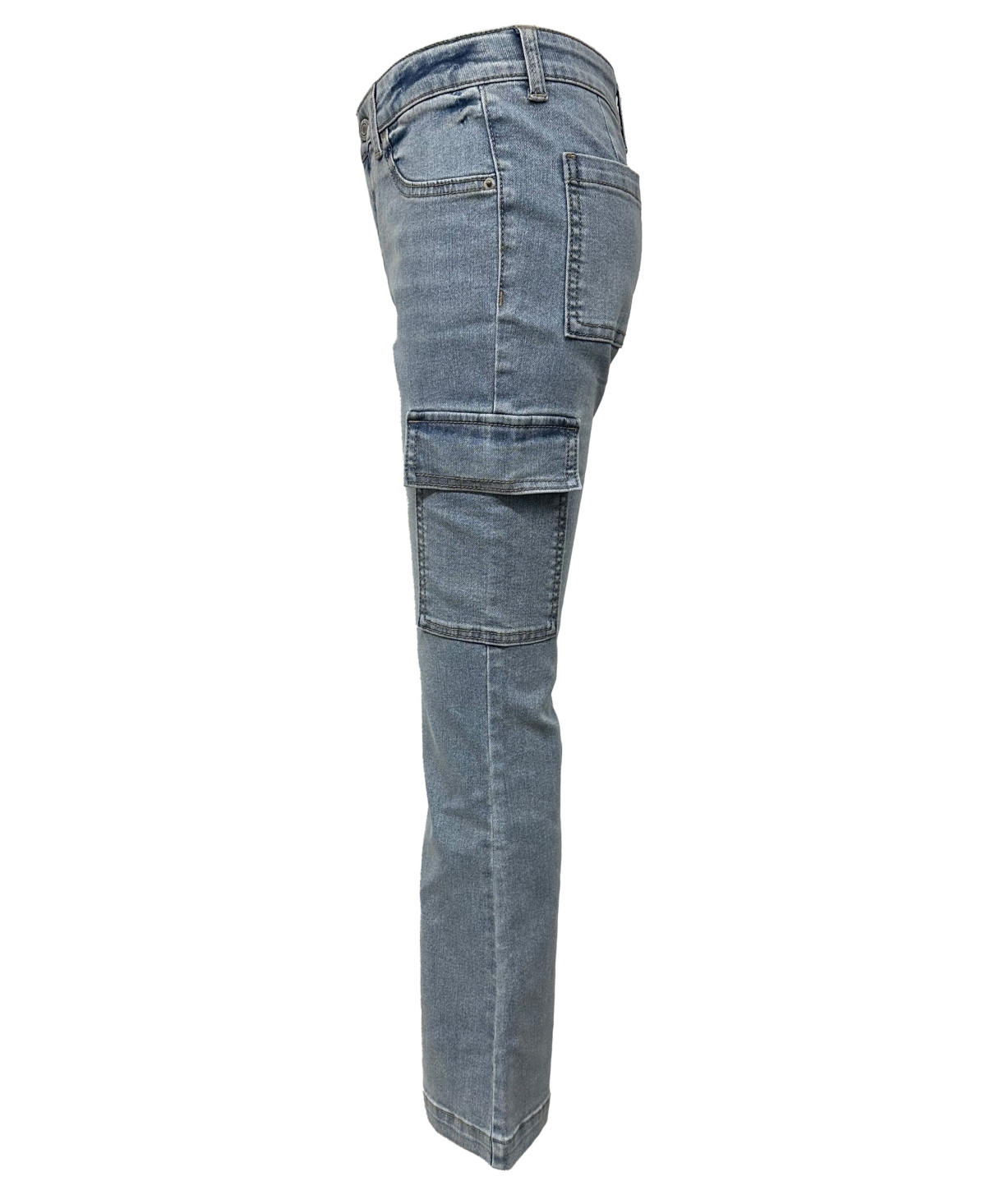 Imperial Star Girls Cargo Flare Denim Jean