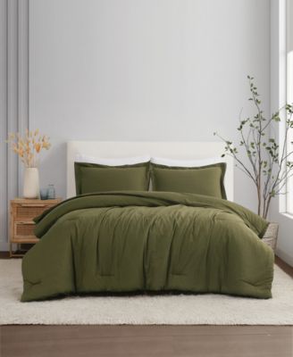Brookyln Loom 100% Linen Cover 3-Pc. Comforter Set, King