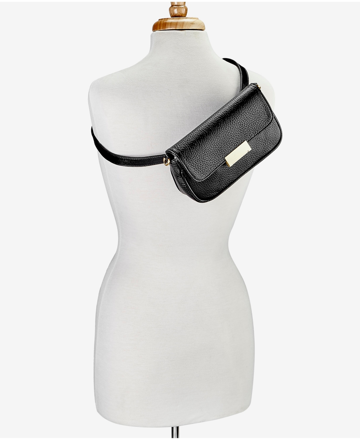 Gigi New York Women's Carrie Crossbody Belt Bag In Black