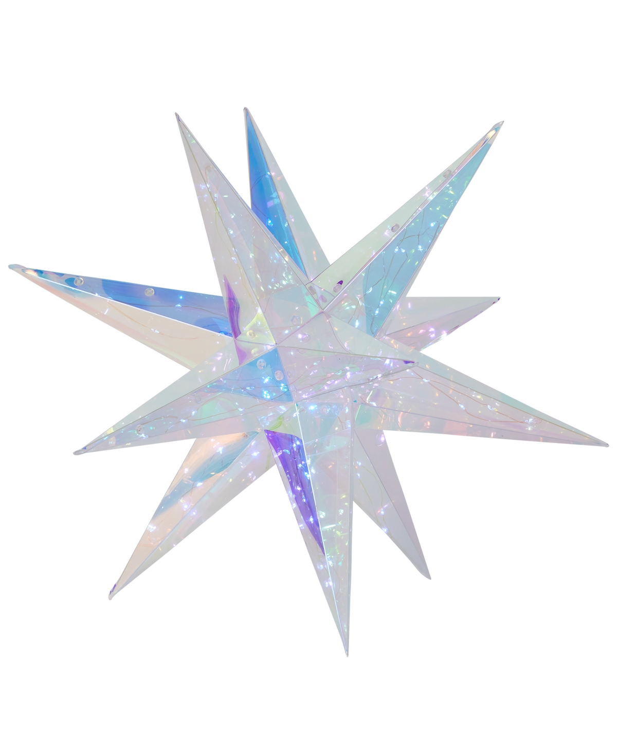 Seasonal Prismatic Christmas Explosion Star Led Lights 16.14