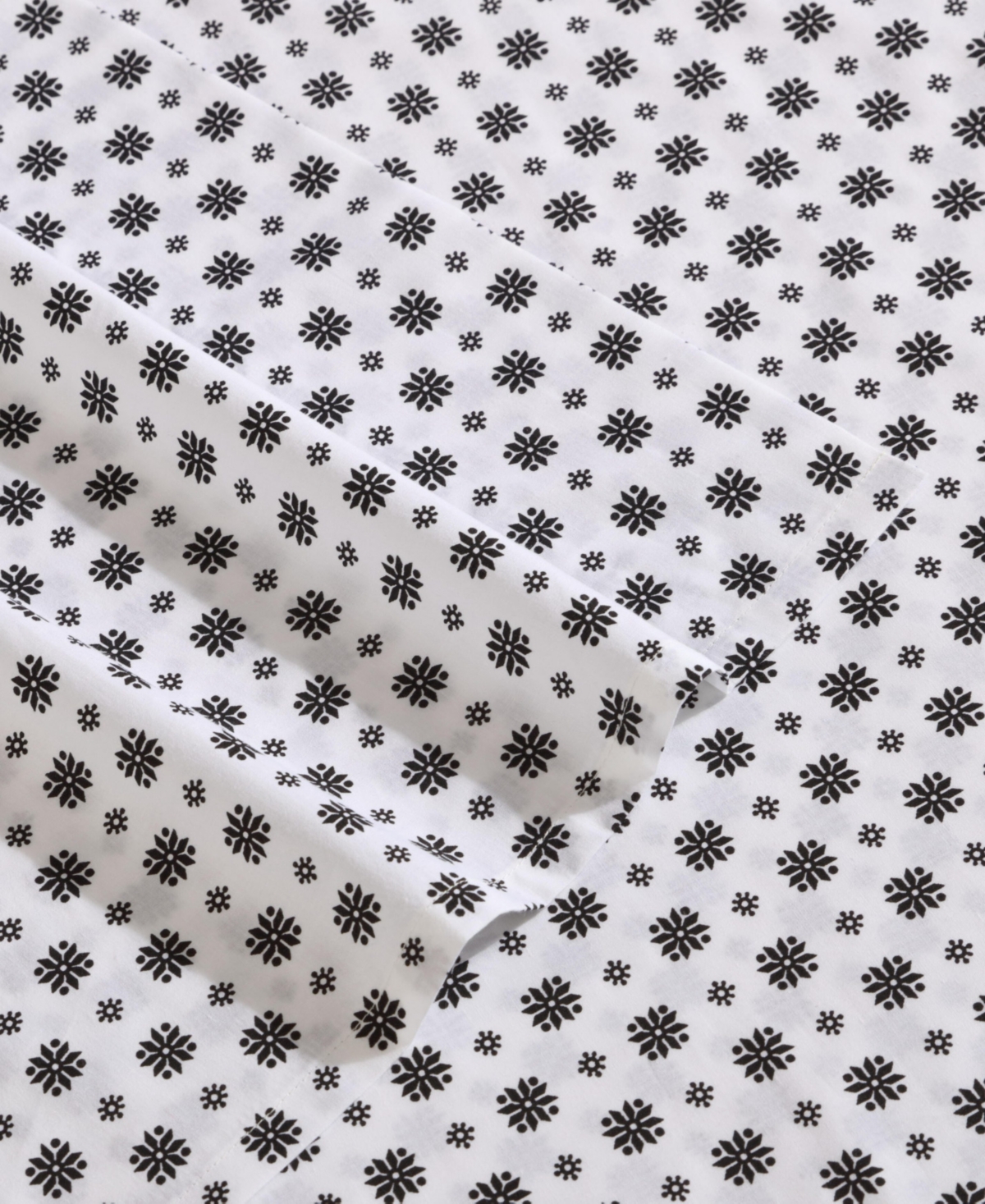 Eddie Bauer Printed 100% Cotton Percale 4-pc. Sheet Set, King In Fairisle Sprinkle