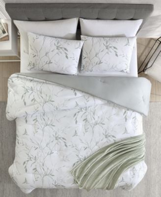 Ink Wash Vine 4-Pc. Comforter Set, King