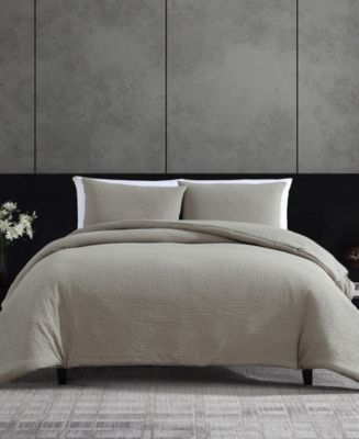 Vera Wang Puckered Texture Comforter Set, Queen Macy's
