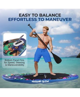 Rising Flow Stand-Up Paddle-Board (SUP) with Waterproof Mobile Phone Case, 10'6"