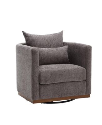 Swivel Barrel Chair Cozy Accent for Comfort and Style