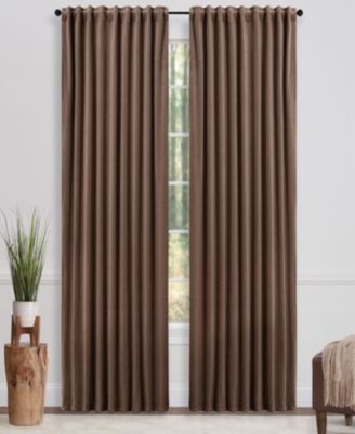 Premium 2-Panel Blackout Velvet Curtains - Classy & Solid Drapes for Living Room or Bedroom - 52" x 63" - Golden