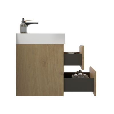 Alice Space-Saving Vanity Modern Style, Ample Storage