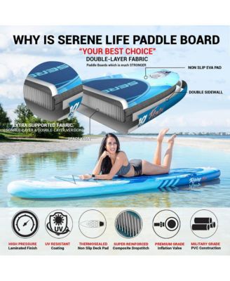 Rising Flow Stand-Up Paddle-Board (SUP) with Waterproof Mobile Phone Case, 10'6"