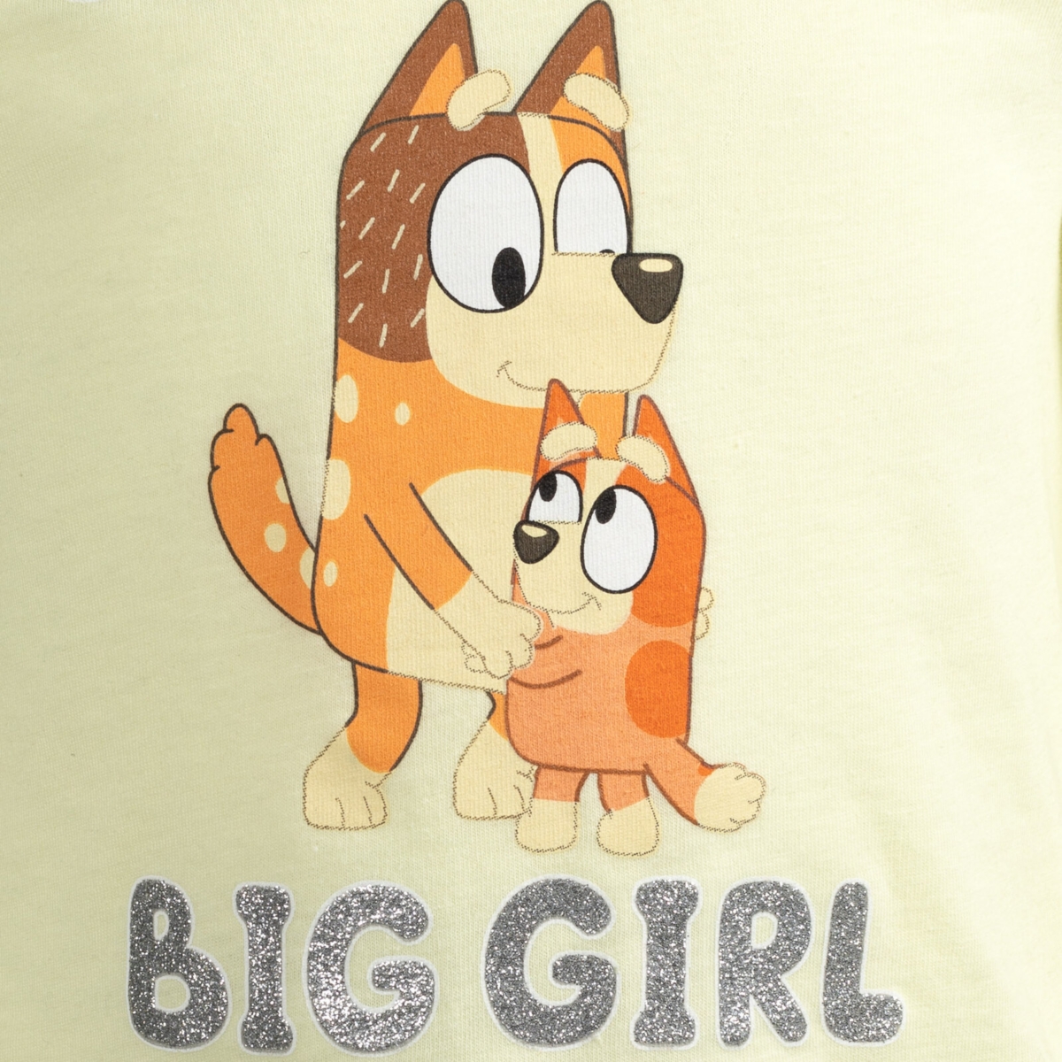 Bluey Toddler Girls 2 Pack T-Shirts -/ yellow