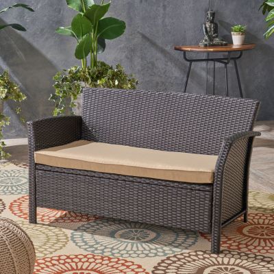 Streamdale St Lucia Plush Wicker Loveseat