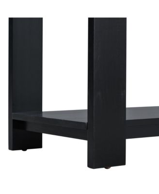 Streamdale Minimalist Console Table with Bottom Shelf