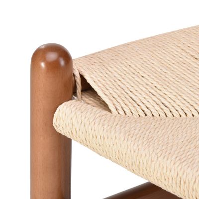 Wishbone Chairs for Dining Room, Soild Wood Weave Dining Chair, Armchair, Fully Assembled, Set of 2