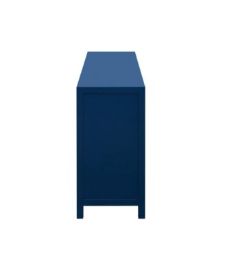 Luxurious Four-Door Sideboard with Honeycomb Patterned Doors, Offering Ample Storage for Study, Entrance and Living Room