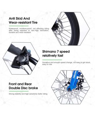 Tandem bike, 20inch wheels, 2-seater, shimano 7speed, foldable tandem adult beach cruiser