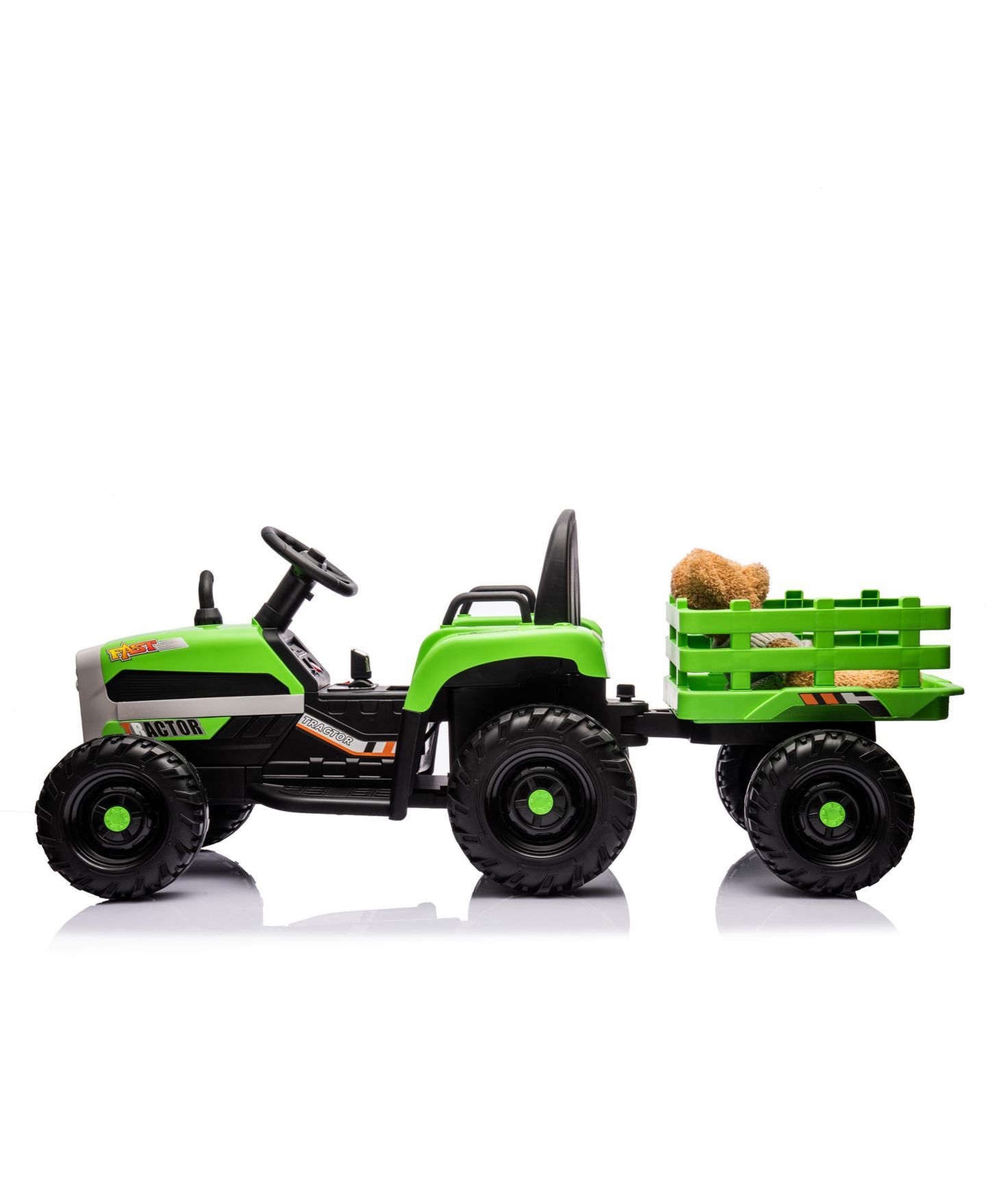 Детская игрушка Streamdale Furniture Ride On Tractor 2.0 with Trailer, 24V Battery-Powered Remote Control, 3–6 лет — фото 5