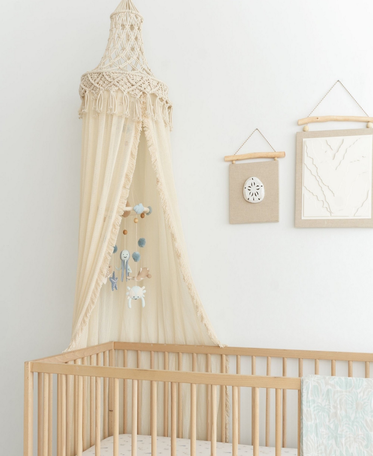 Shop Crane Baby Cove Beach Life Wall Decor, 3-pc. Set In Blue