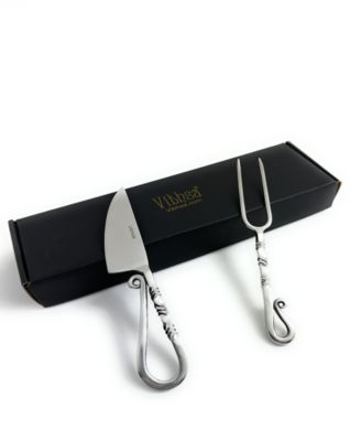 Molded 2-Pc. Carving Set, Serving for 2