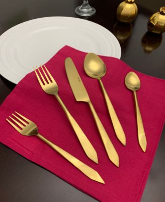 Brushed 20-Pc. Flatware Set, Serving for 4