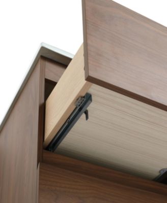 Streamdale Wall-Mount Vanity with Resin Sink and Drawers