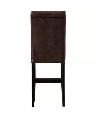 Upholstered 30" Counter Stool with Solid Wood Frame (Set of 2)