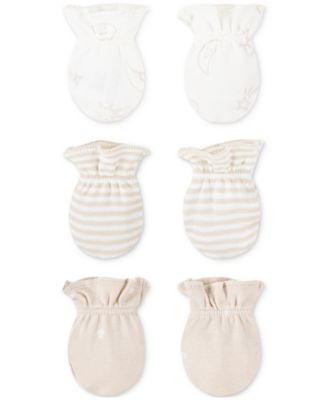 Babyhug 100% Cotton Cap Mittens And Booties Fruit  Printed - White main image 1