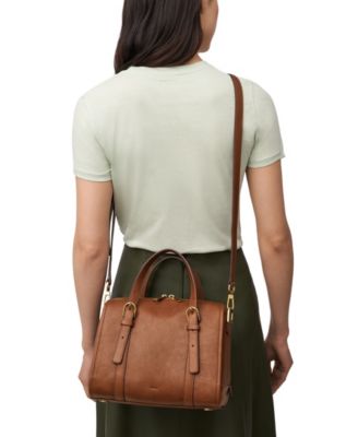 Fossil Women's Carlie Satchel - Macy's