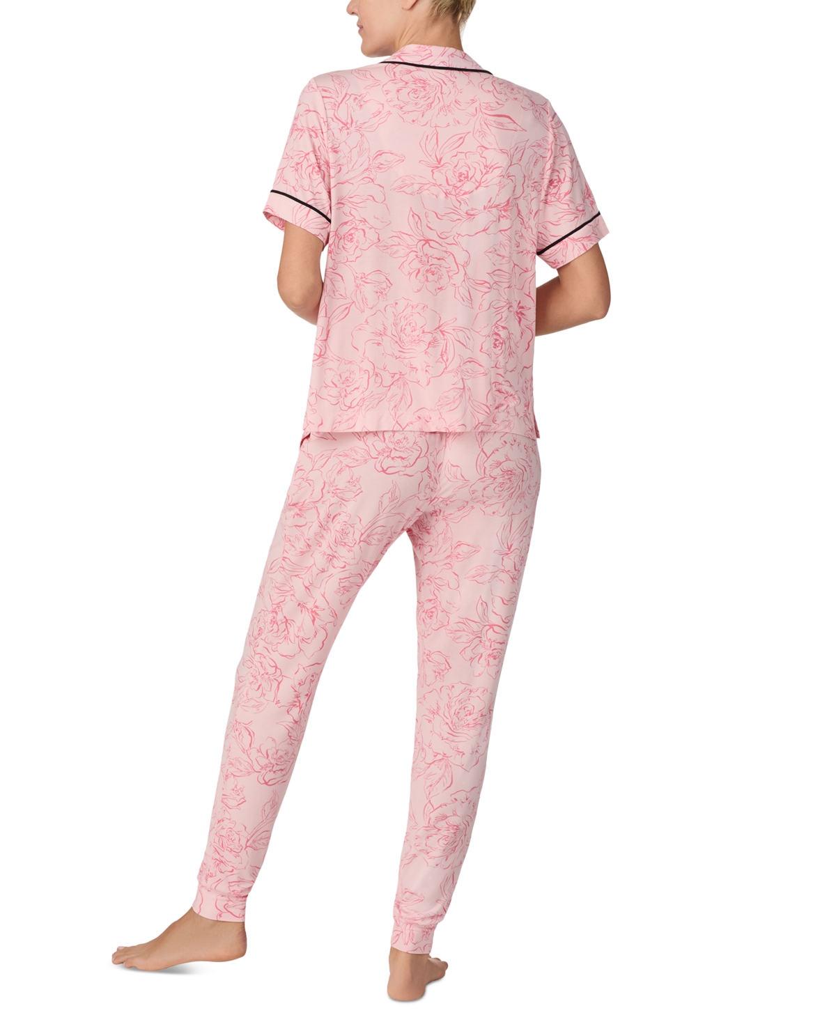 Sanctuary Women's Short-sleeve Pajama Set In Blush Floral