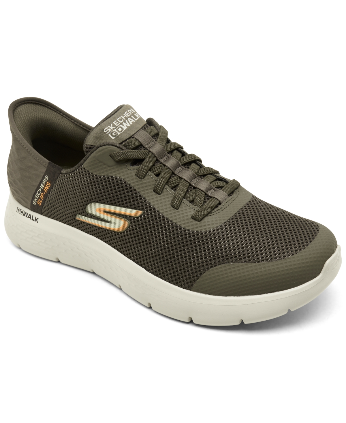 Men's Slip-ins: Go Walk Flex - Hands Up Wide-Width Casual Walking Sneakers from Finish Line - Brown
