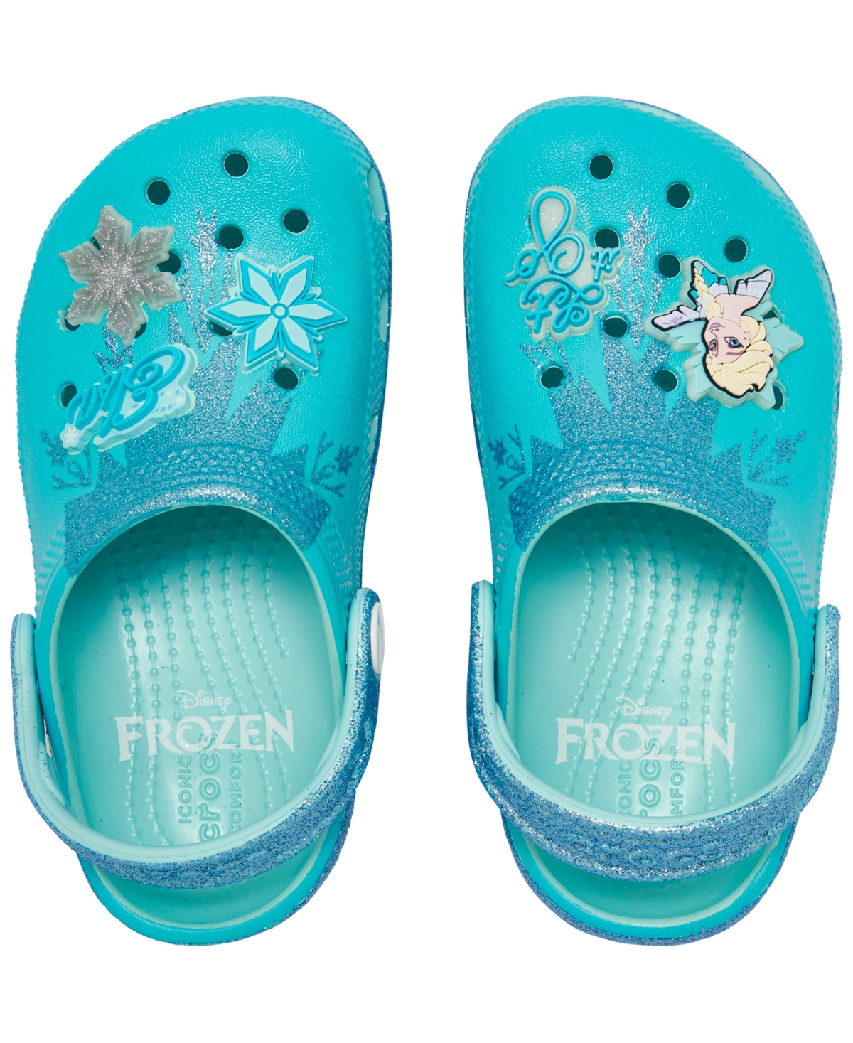 Crocs x Frozen Toddler Girls Elsa Classic Clogs from Finish Line