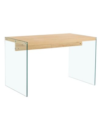 Streamdale Modern Glass and Fiberboard Coffee Table