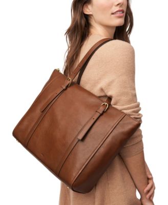 Carlie Leather Tote Bag
