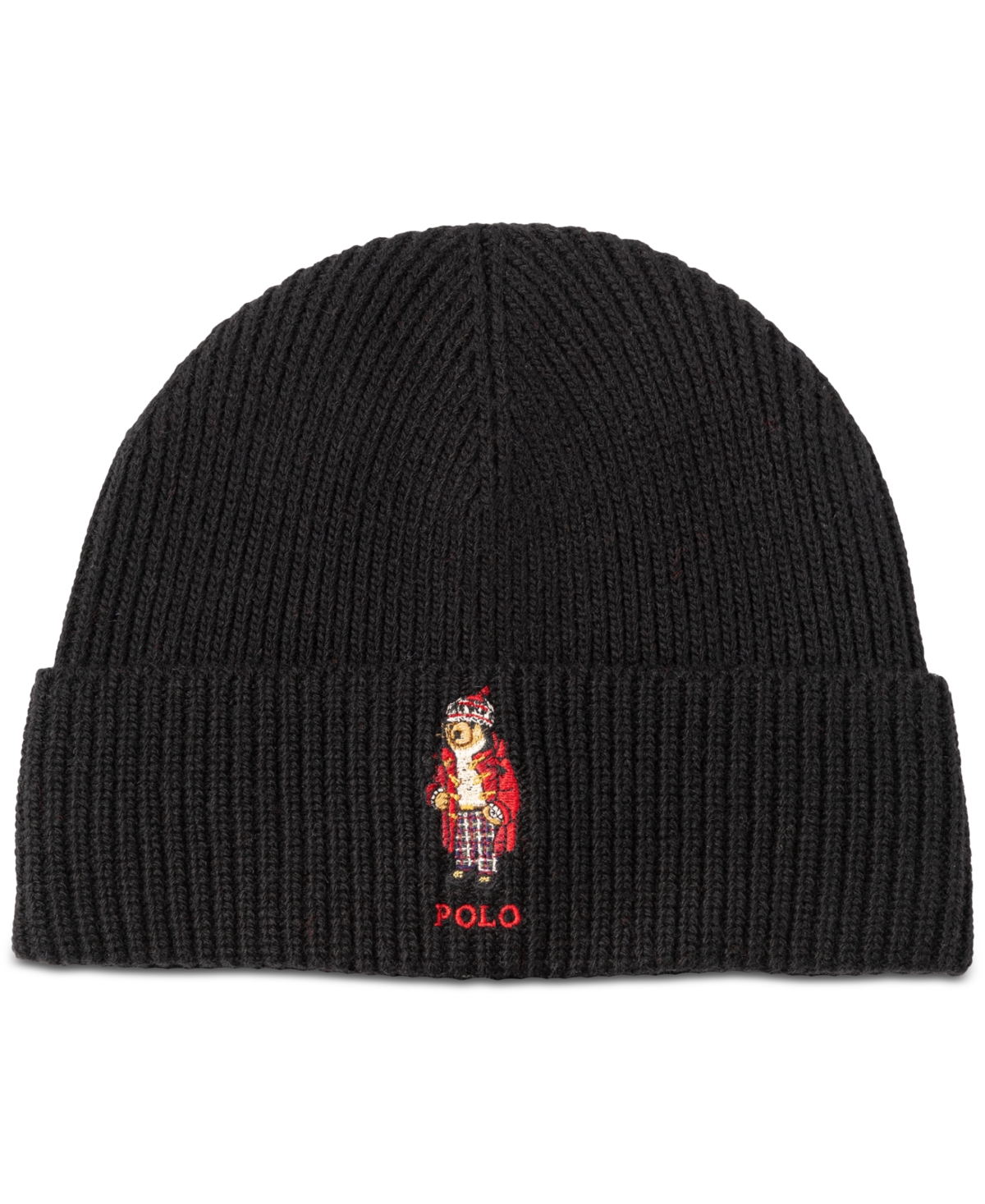Polo Ralph Lauren Men's Holiday Bear Beanie In Polo Black