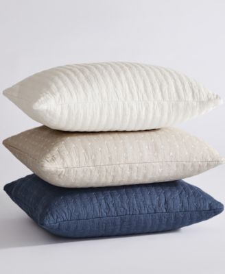 Cross Stitch Quilted Decorative Pillow, 18" x 18"