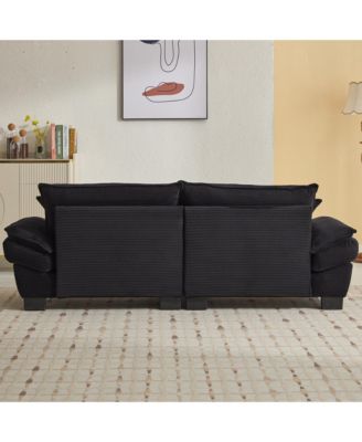  Corduroy Sofa Sleeper Couch with Pillows